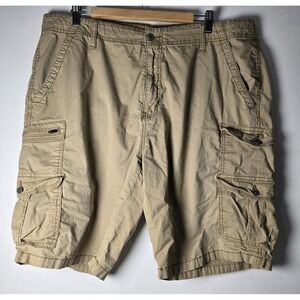 Men's Indigo Beast Cargo Shorts Tan -‎ Size 40